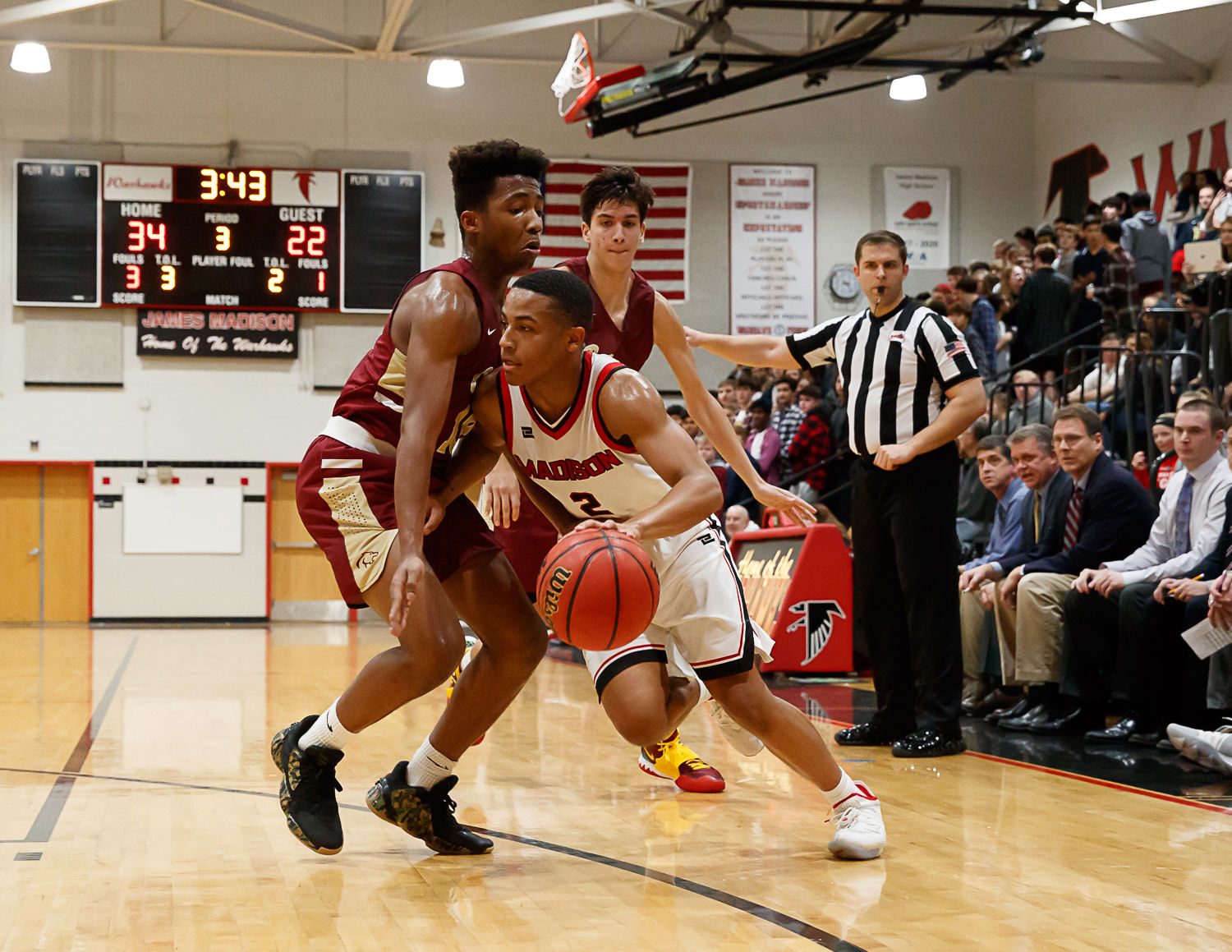 Madison vs. Oakton boys basketball 10